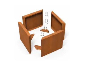 Plantekasser Rusty flatpakket